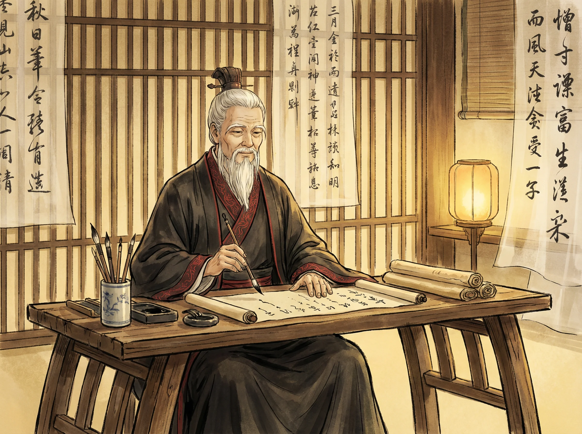 pg娱乐城首席鉴赏师李清照号易安居士书法家形象