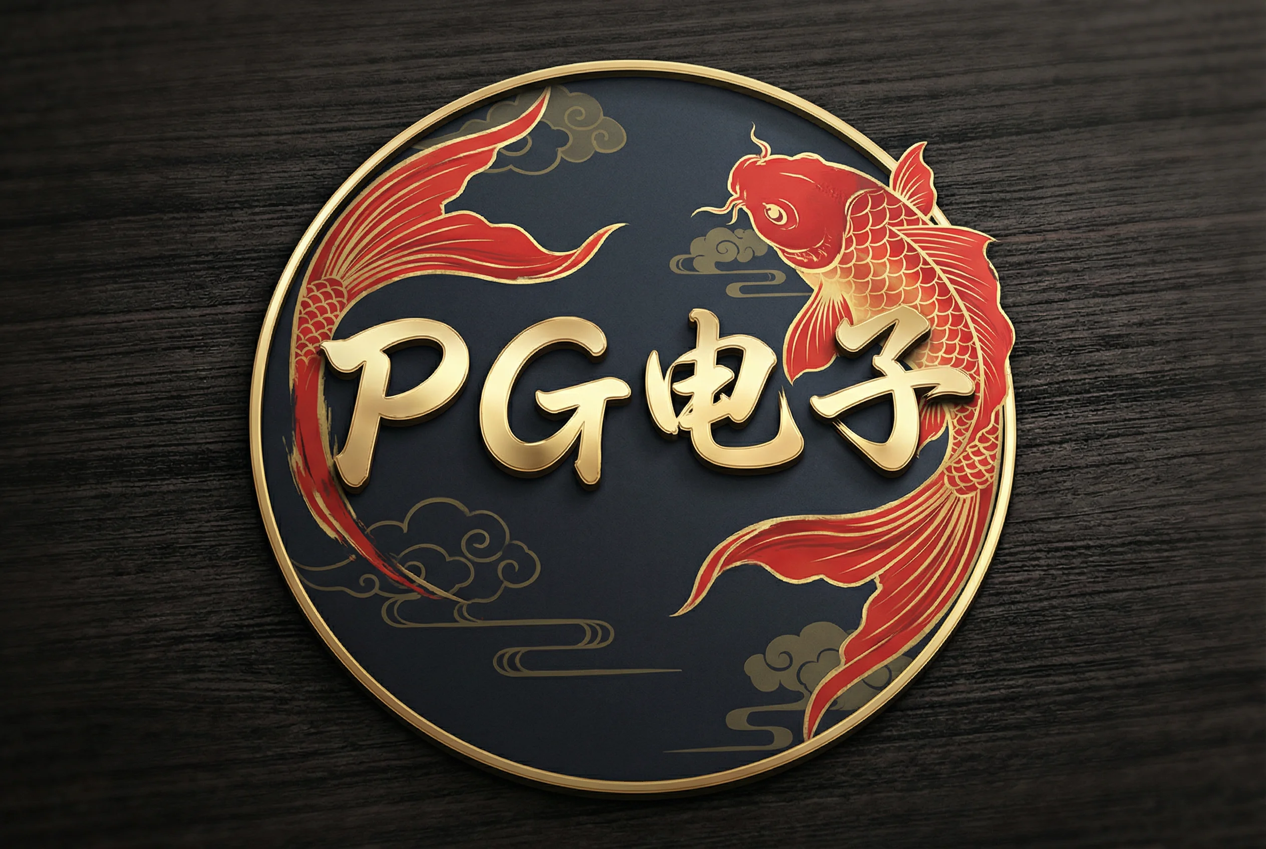 pg娱乐城官方Logo锦鲤祥瑞标志
